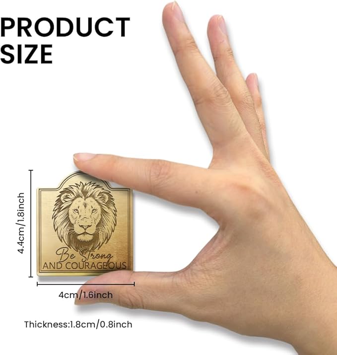 ANATTASOUL Journal Clip Vintage Lion Metal Brass Clips, Decorative Heavy Duty Journal Page Holder Clips for Book, Paper, Bookmark