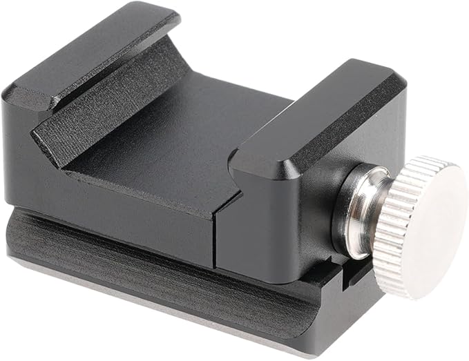 FocusFoto Quick Release NATO Clamp with 1/4" Threaded, 3/8" ARRI Locating Hole for NATO Rail Silder Camera Cage Stabilizers, Compatible with DJI Ronin RSC2, RS3, RS3 Pro, RS3 Mini, RS4, RS4 Pro Gimbal
