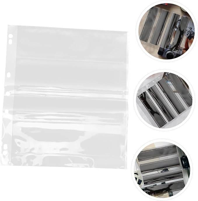 COHEALI Photo Sleeves 10pcs Negative Film Sleeves Film Negative Bags Heavy Duty Sheet Protectors for Collection for Storage