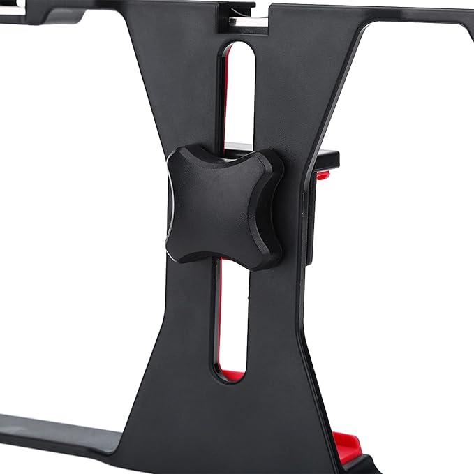 Smartphone Video Rig, 2Pcs Filmmaking Vlogging Case Phone Stabilizer Tripod Mount Dual Hanlde Smartphone Stabilizer Grip