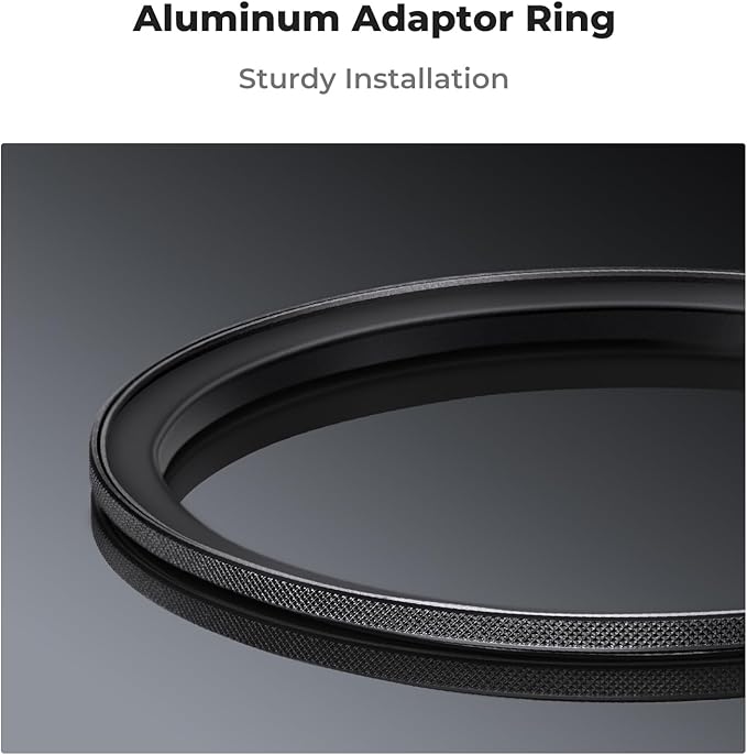 K&F CONCEPT 58-77mm Magnetic Filter Adapter Ring, for 58mm Lens Install 77mm Magnetic Filter