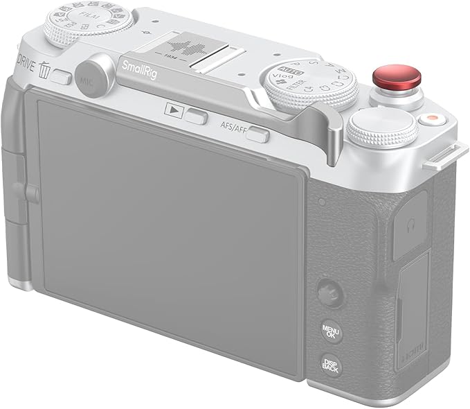 SmallRig Thumb Grip with Hot Shoe Cover for FUJIFILM X-M5 (Silver) - 4877