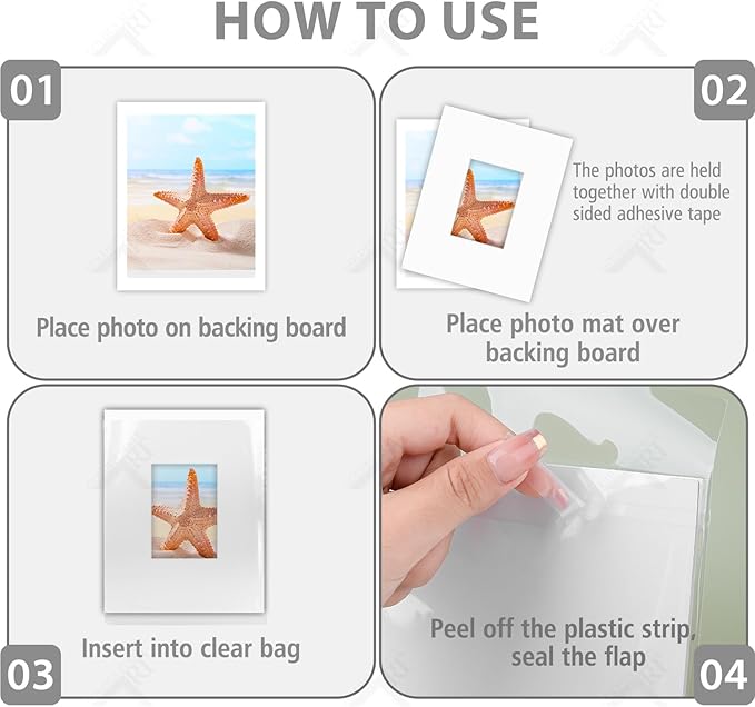 Golden State Art, Acid Free, Pack of 5, 11x14 White Picture Mats Mattes with White Core Bevel Cut for 5x7 Photo + Backing + Bags