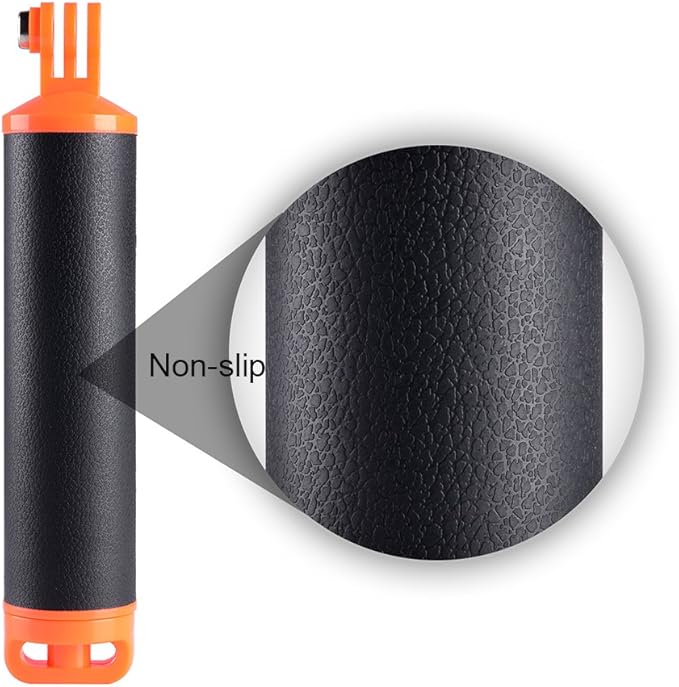 Suptig Handle Grip Floating Hand Grip for Gopro Hero 13, Hero 12, 11, 10, 9, 8, 7, 6, 5, 4, 3+, 3, 2, Hero Session Gopro Max, Fusion DJI Action 5 Pro,5,4,3, Akaso More Action Cam