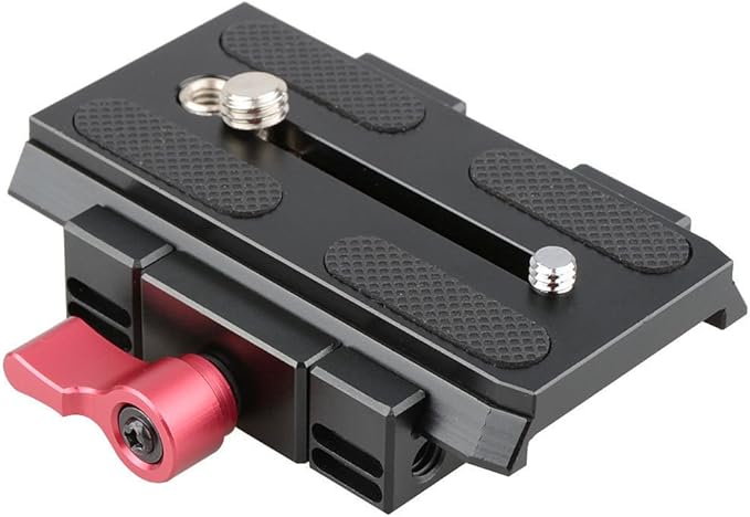 CAMVATE Quick Release Base Plate Compatible with Manfrotto 501/504/ 577 Tripod Standard Accessory - 1419