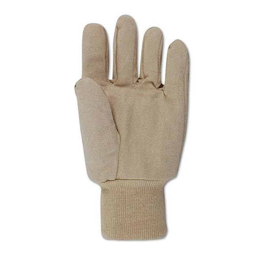 MAGID MultiMaster Straight Thumb Canvas Chore Gloves, 12 pack, Cotton Canvas, Size XL, Natural, T1031-DS