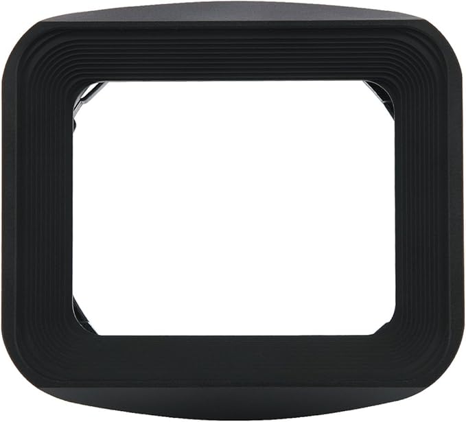 Haoge Bayonet Square Metal Lens Hood with Cap for Fujifilm Fuji Fujinon XF 23mm F1.4 R, XF 56mm F1.2 R, XF 56mm F1.2 R APD on X-Pro2 X-Pro1 X-T2 X-T1 X-T20 X-T10 X-E2S X-A5 X-A20 X-E3 X-H1 as LH-XF23