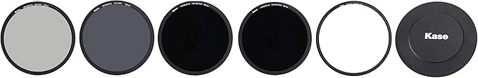 Kase Wolverine 95mm Pro ND Kit II Magnetic Shockproof Tempered Optical Glass Filter Includes Magnetic CPL ND8 ND64 ND1000 Lens Cap & Case 95