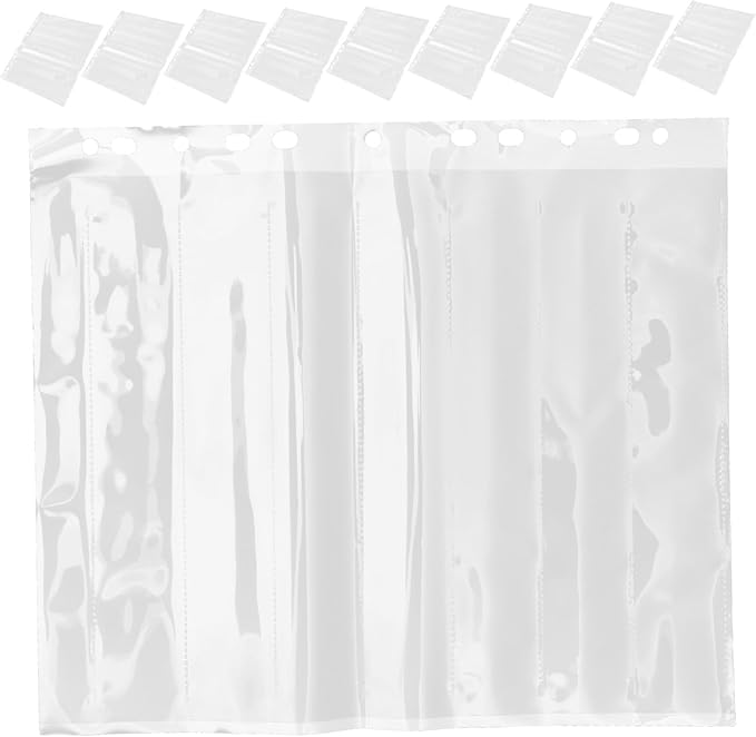 Gadpiparty 10pcs Film Negative Storage Sleeves Document Pouch with Heavy Duty Protectors for Photo and Film Preservation for Organizing Negatives and Slides