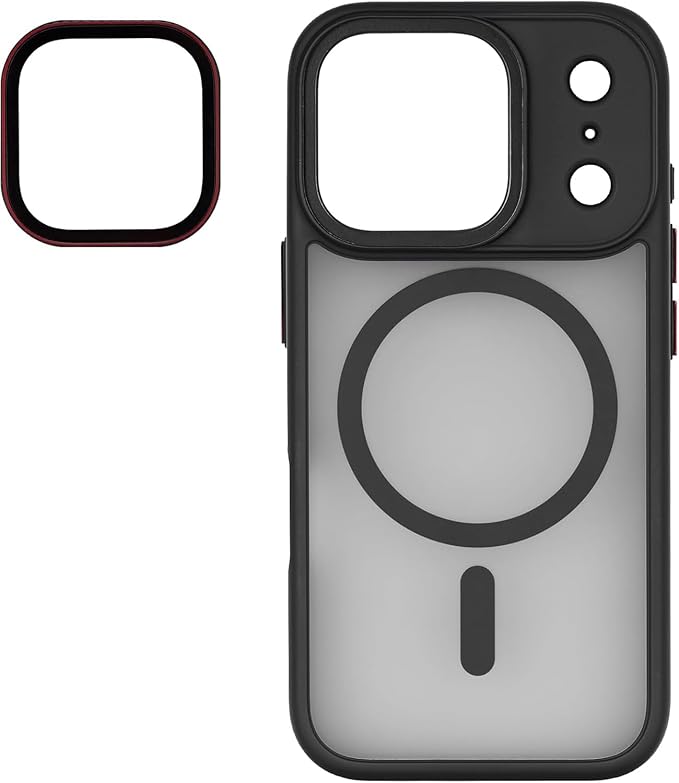 Magnetic UV Filter for iPhone 17 Pro with case | Compatible w MagSafe | Quick-Release System for CPL/ND/VND/(Sold Separately) | Phone Video Lens Accessory Camera Lens Protector for Vlog Live
