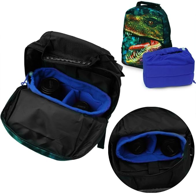 Koolertron Shockproof Camera Photo Bag for SLR TLR Camera Insert Partition Padded Case,Can be Put Directly Into the SLR Camera Bag With Freely Adjustable Compartment