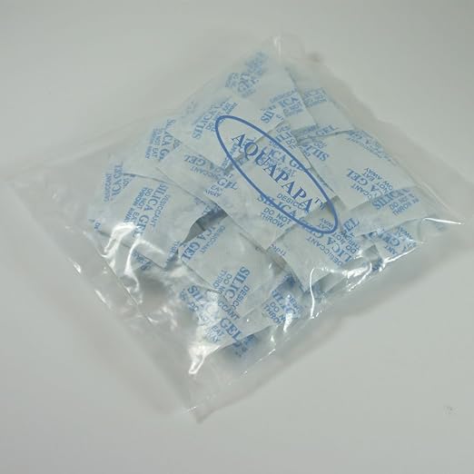 3 Gram Pack of 100 Silica Gel Desiccant Packets Oderless Moisture Absorbing Drying Bags (Ship from USA)