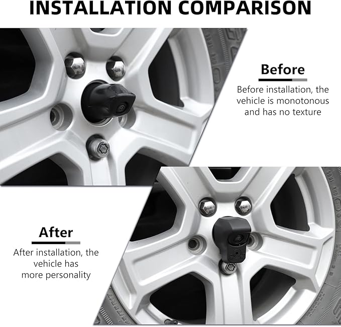 for JL Back Up Camera Cover Compatible with Jeep Wrangler JL 2018-2023