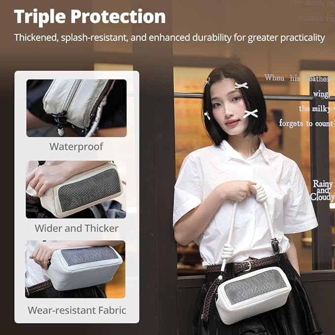 AMBITFUL Neo One N1 Action Camera Bag, Waterproof Crossbody Shoulder Pouch Compatible with DJI Osmo Pocket 3, Xtra Muse, Insta360 Ace Pro 2, GoPro 13, DIY Strap Design,Yellow