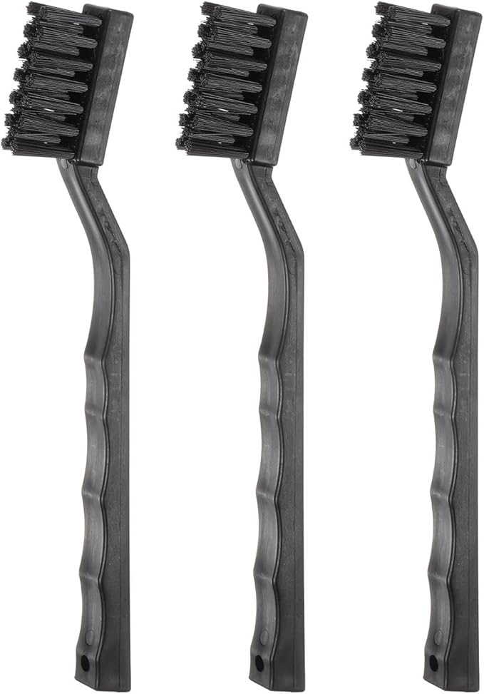 HARFINGTON 3pcs Anti-Static Cleaning Brush 16x35mm PV Plastic Conductive Bristles Anti Static ESD Brushes for Clean PCB Laptop Keyboard Fan and Other Electronic Devices