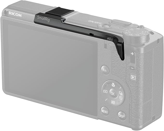 SMALLRIG Thumb Grip with Hot Shoe Cover for RICOH GR IV (Black) - 5688
