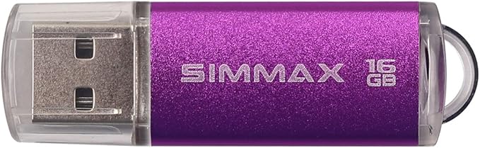 USB Flash Drives 5 Pack 16GB USB 2.0 Flash Drive Memory Stick Thumb Drive Pen Drive with Led Indicator (Blue Green Black Red Purple)