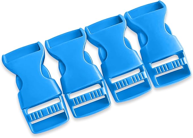 Buckles for Straps Set of 4 Pcs Plastic Buckle Clip Quick Side Release Plastic Fastener