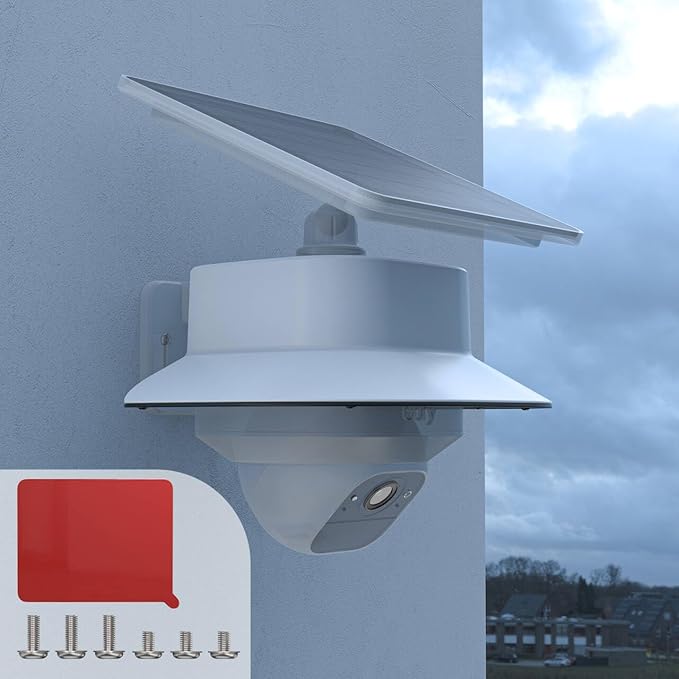 HOLACA Rain Shade Cover Compatible with Eufy Security SoloCam E30, SoloCam E42, Eufy Security 4G LTE Cam S330 Solar Security Camera（1 Pcak）