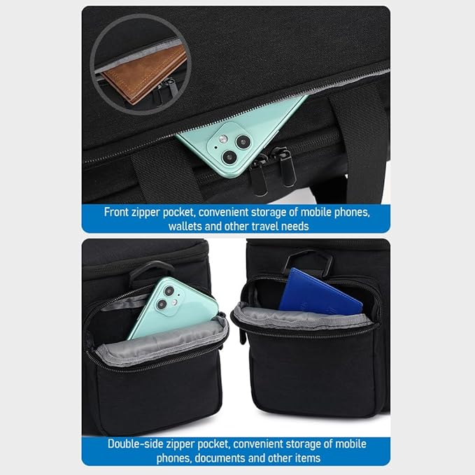 Andoer Camera Case, Water-Resistant Shock-Proof DSLR/SLR Single Bag for Mirrorless Camera with Removable Dividers and Shoulder Strap