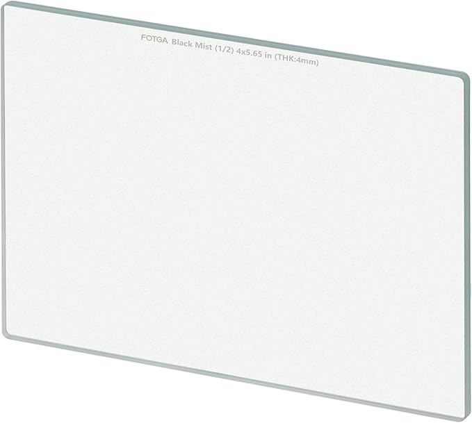 Foto4easy Black Diffusion Filter 1/2 Mist Cinematic Effect Lens Filter 4"x5.65"