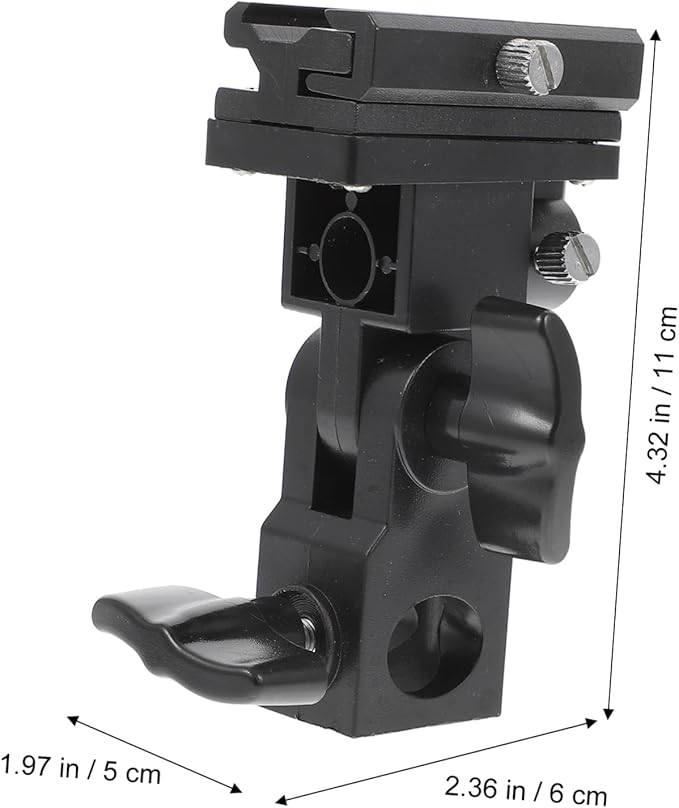 jojofuny Flash Trigger Bracket Light Adapter Tripod Mount for Camera Off-Camera Flash Stand Umbrella Clamp