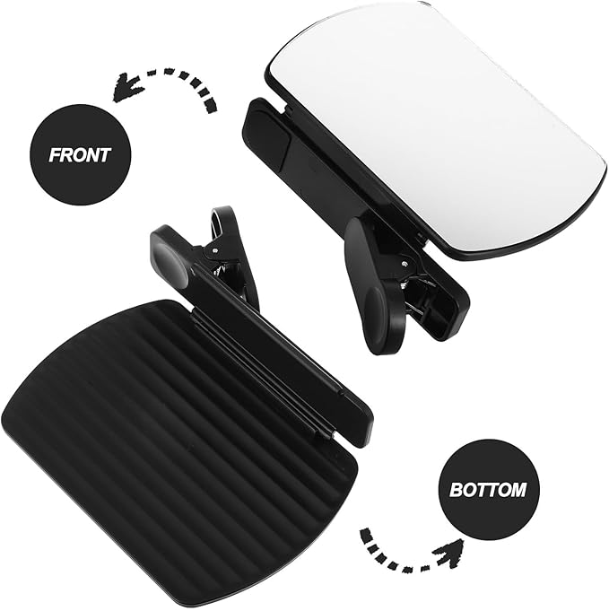 Phone Camera Mirror Reflection Clip Kit with Adjustable Angle and Storage Bag for Smartphone Photography Travel Selfie Reflector Accessories