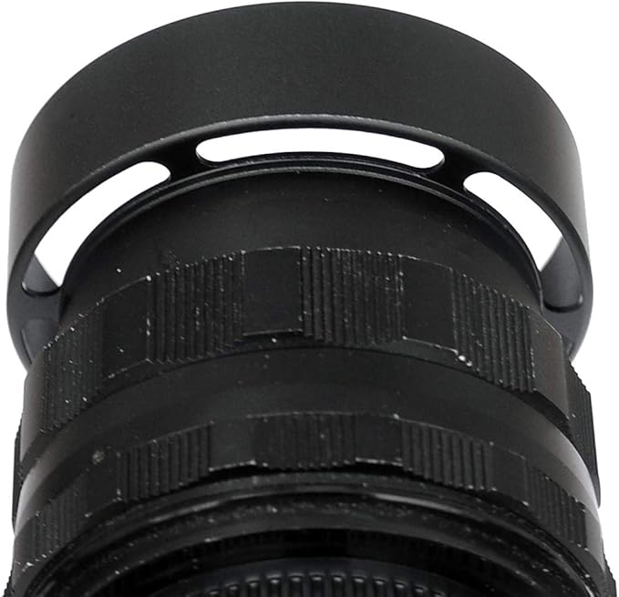 Fotasy Metal 46mm Vented Lens Hood for Fuji, Leica, Olympus, Panasonic, Sony - LV46