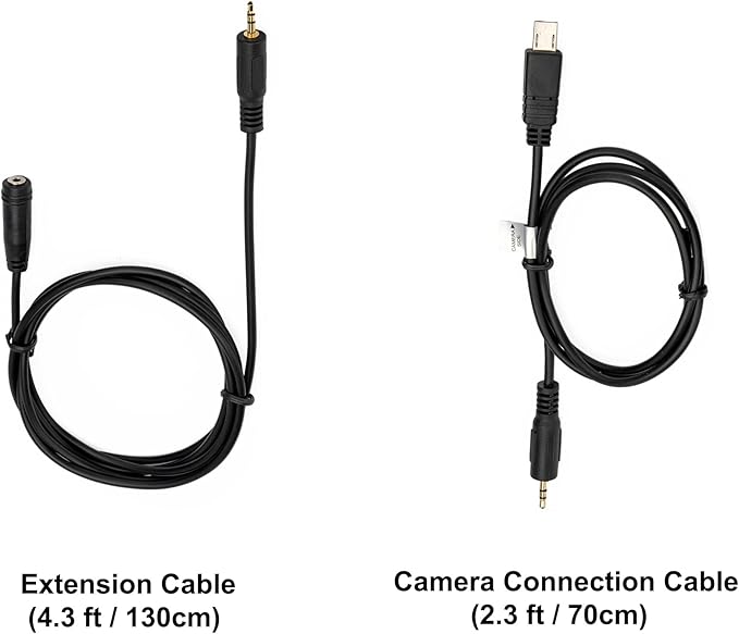 Kiwifotos Remote Control Shutter Release Cord for Sony A6000 A6100 A5100 A6600 A6500 A6400 A6300 A7 A7II A7III A7R A7RII A7RIII A7RIV A7S A7SII A9 RX100 VII VI RX100 VA V III RX10 III RX10 IV and More