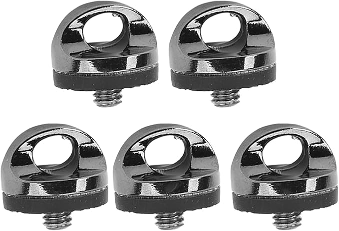 D Ring Camera Screws, 5pcs UNC 1/4 20 Thread Camera Neck Strap Screw Holder Quick Release Plate Mounting Screw 20mm Head Diameter