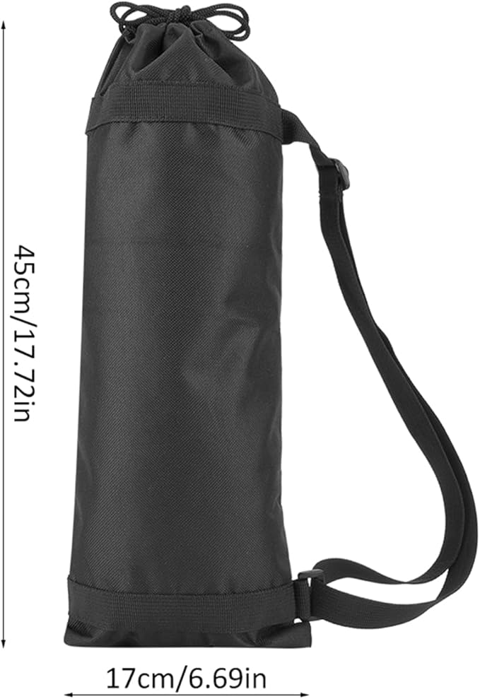 Camera Tripod Carrying Case Portable Photography Tripod Carry Bag Black Camera Tripod Bag Folding Outdoor Oxford Padded Strap (45CM)