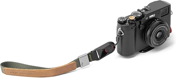 Peak Design Cuff Camera Wrist Strap, Compatible with DSLR, Compact and Point-and-Shoot Cameras, Low Profile, Quick Release