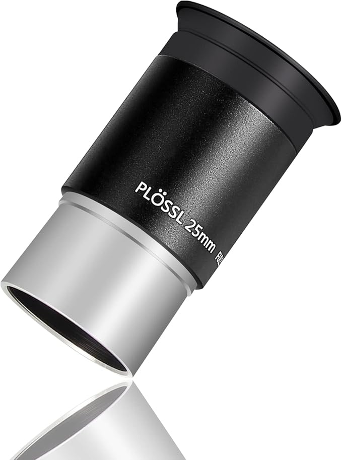 CelticBird Telescope 1.25'' Super Plossl Eyepiece 25mm 4-Element Plossl Design Threaded for Standard 1.25inch Astronomy Filters