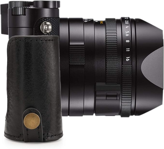 MegaGear MG1718 Ever Ready Genuine Leather Camera Half Case Compatible with Leica Q2 - Black