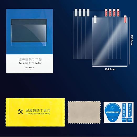 Anycubic Mono X 6K Screen Protector - Original Protective Film 5Pcs Compatible With Photon M3 Plus 9.25 Inch LCD SLA UV Resin 3D Printers - Thickness 0.1mm - NOT for 4K
