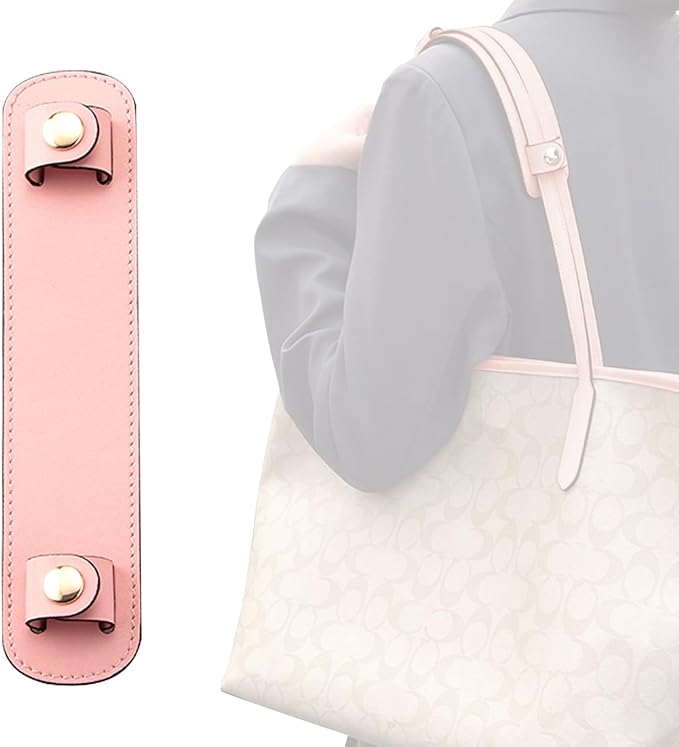 Shoulder Strap Pad Replacement,Microfiber Leather Strap Pads Detachable Cover for Tote Bag