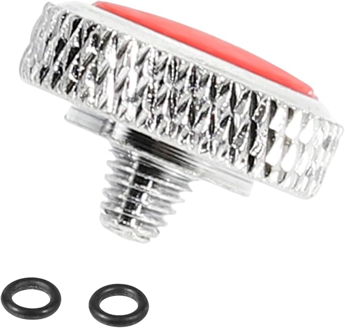 Shutter Button for Fujifilm X-T5, Soft Shutter Release Button for Fujifilm X100VI XPRO3 X100T XE4 XT20 XT50 XT3 XT4 XT30II Cameras (Silver + Red Surface)