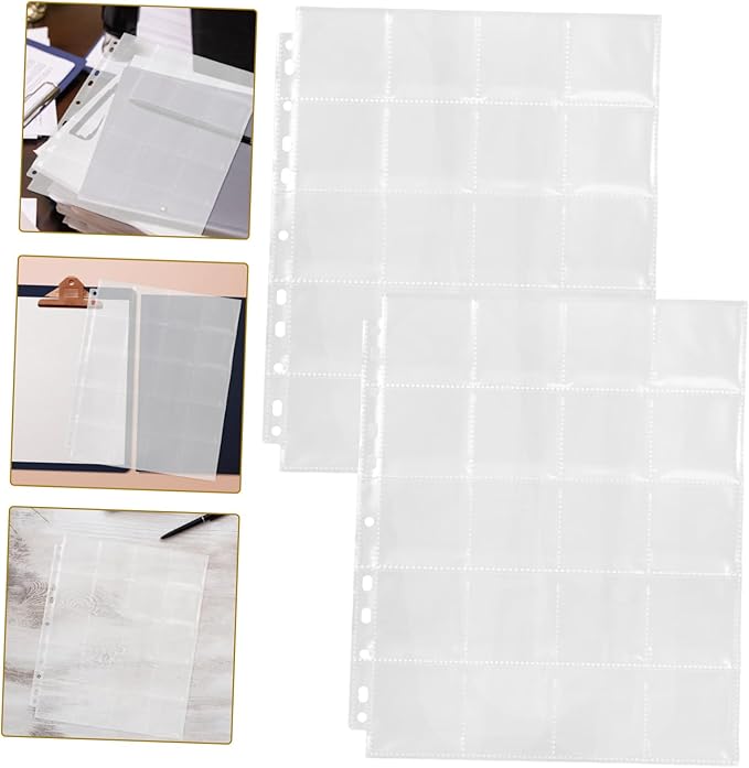 30pcs Acid Film Negative Holder Sleeves Storage Binder for Organizing Film Negatives Portable Document Storage for Preservation and