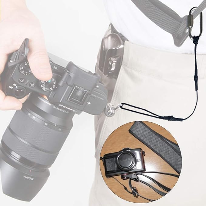 SourceTon 4 Packs Camera Tether Safety Strap, Camera Strap for DSLR Camera and Mirrorless Professional Cameras