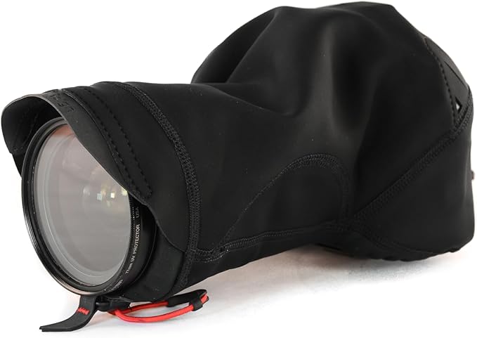 Peak Design Shell Camera Rain Cover, Small, Weatherproof Rain Cover for DSLR Camera, Stretchy Neoprene Fabric with Waterproof Membrane, Works with Capture Clip & Peak Design Straps, Protects from Dust