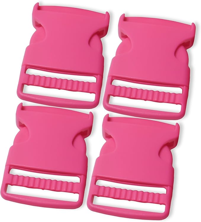 Buckles for Straps Set of 4 Pcs Plastic Buckle Clip Quick Side Release Plastic Fastener