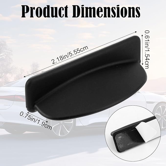 2pcs Rear View Backup Camera Cover, 2 Color Silicone Car Rear View Camera Anti-Rain Cover for Cars Exterior Accessories(Black & White)