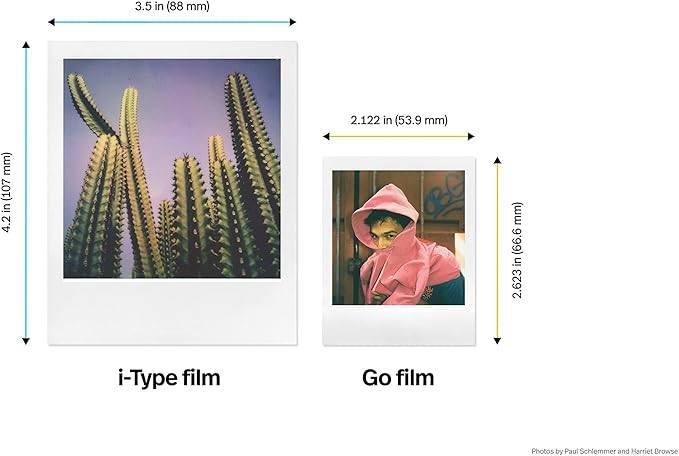 Polaroid Go Color Film - 48 Photos - 3 Double Packs Bulk Film (6212),White Frame (Pack of 4)