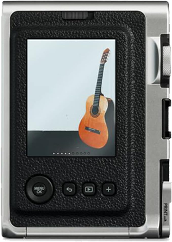 Fujifilm Instax Mini EVO Hybrid Black Instant Camera | Instax Mini Twin Pack Instant Film | 32GB microSD Card with Adapter | Black Camera Case