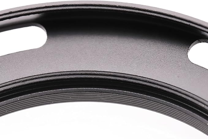 62mm Hollow Lens Hood 62mm Screw in Curved Vented Lens Hood 62mm Metal Lens Hood for 62mm Lens Hood Wide(Black)