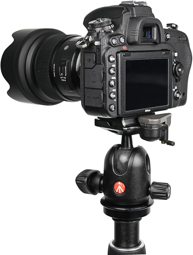 SIOTI 200PL-14 Quick Release Plate to RC/RC2/XPRO, 200PL-14 QR, Compatible for Manfr0tt0 Tripods Head with RC/RC2/XPRO Rapid Connect System