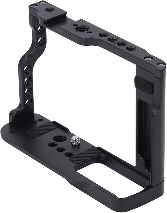 Qiilu Camera Rig for S9 Aluminum Alloy Camera Cage for Video Production with Cold Shoe Mount and MultiDevice Support Rewritten