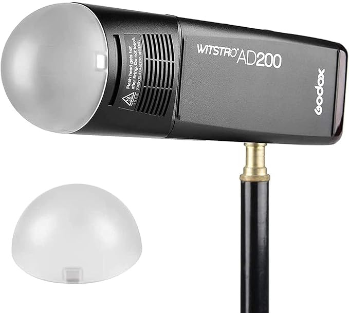 Godox AK-R11 Flash Diffuser Dome for Godox V1/V1pro/V100/AD100Pro Flash,Use with Godox H200R Compatible for AD200 AD200Pro AD200Pro II
