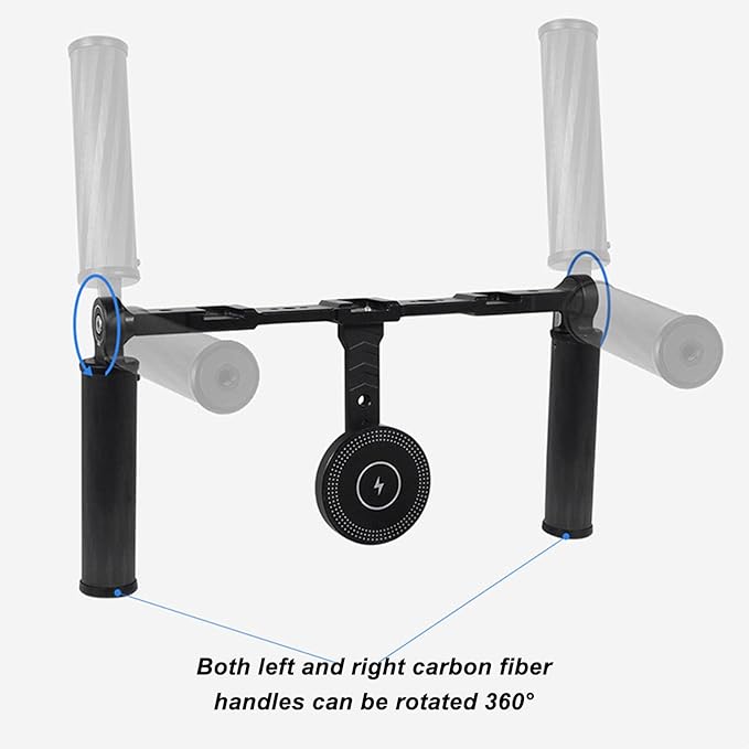Smartphone Video Rig Kit w Handles for Charging, Phone Cage Grip Stabilizer, Handheld Filmmaking Vlogging Phone Rig for Videomaker Videographer