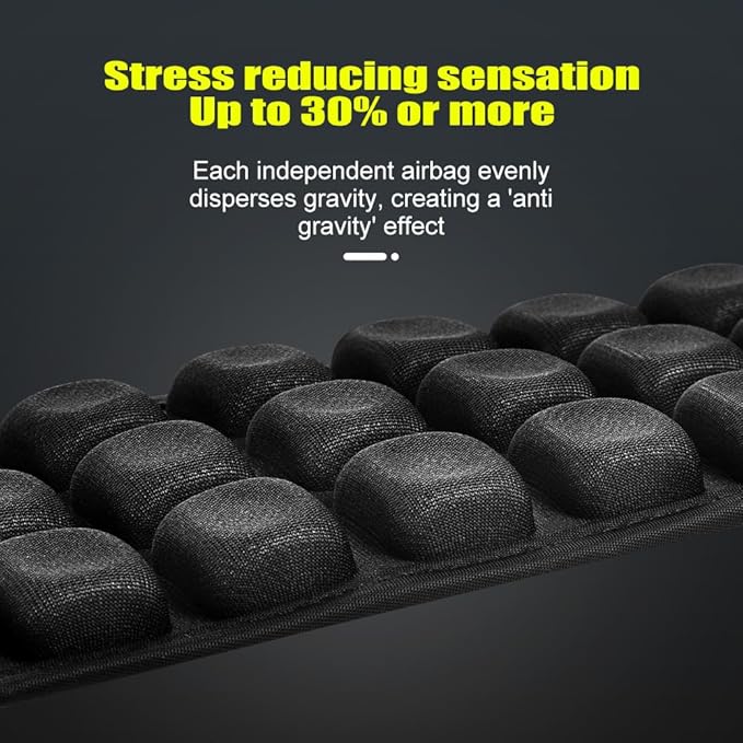 Anti-Gravity Shoulder Pad Cushion, Universal Bag Strap Comfort Pad with 30% Stress Reduction, Black,2pcs